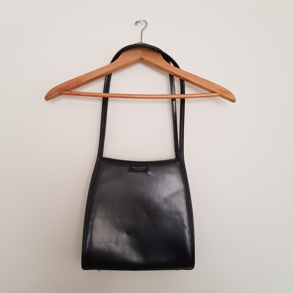 Kate Spade New York Leather Shoulder Bag Black